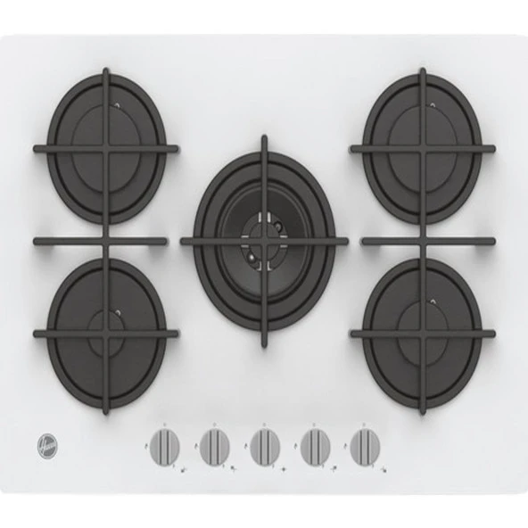 Hoover HVG74WK3W 5 Gözlü Ankastre Beyaz Ocak