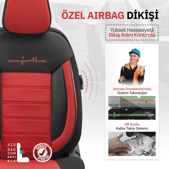 Otom Comfortline Series Universal Tay Tüyü Oto Koltuk Kılıfı - 6