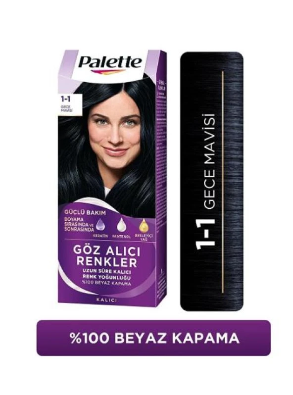 Palette Göz Alıcı Renkler 1/1 Gece Mavisi