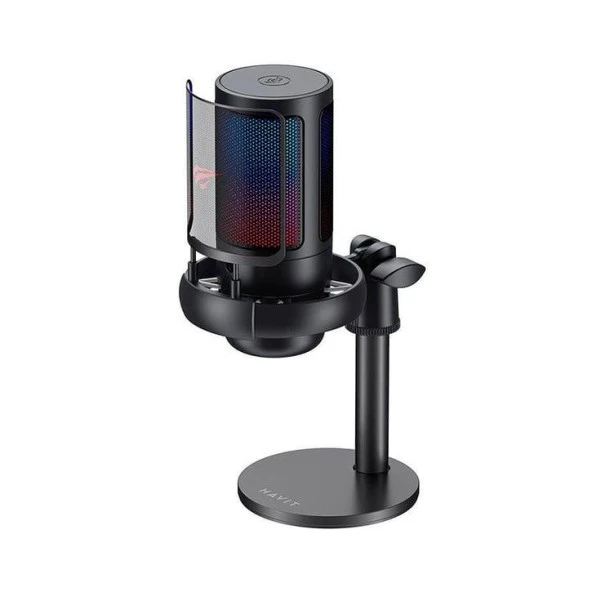 Havit Gamenote GK50 Pro Rgb Gaming Profesyonel Oyuncu Yayıncı Mikrofonu ve Masa Standı - 5