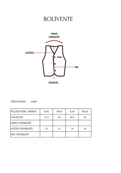 Kadın Astarlı Gül Detaylı Yelek - Resim 4