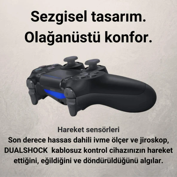 Coofbe Titreşimli Kablosuz Wireless Ps4 Ps4 Pro Oyun Kolu Ps4 Joystick Tablet Telefon Pc Oyun Kolu - 4