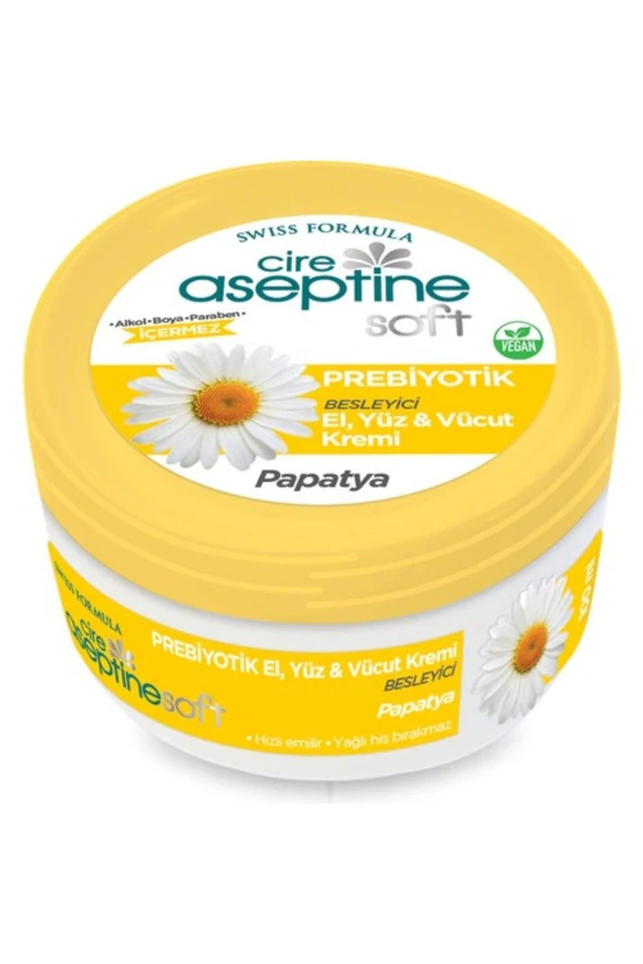 Cire Aseptine Soft Prebiyotik Papatya Krem 100 ml