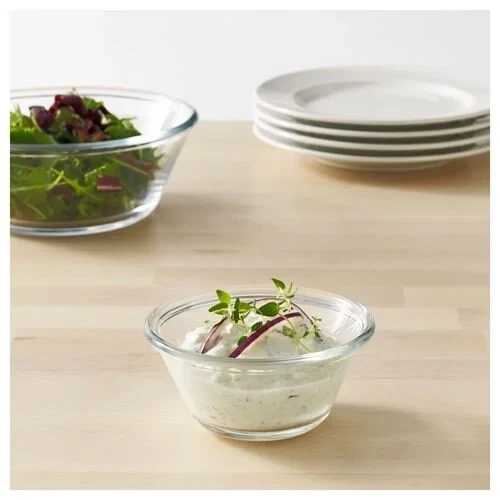 IKEA Vardagen 12 Cm Saydam Cam Kase - 3