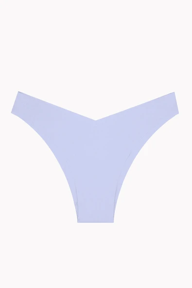 Açık Haki Mavi Lacivert  3lü Lazer İz YapmazV Shape Brazillian Külot - Resim 4