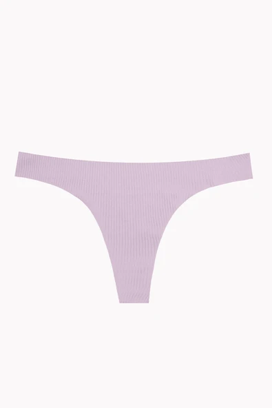 Açık Pembe Gül Kurusu Açık Kahve  3lü Lazer Kesim İz YapmazTanga - Resim 2