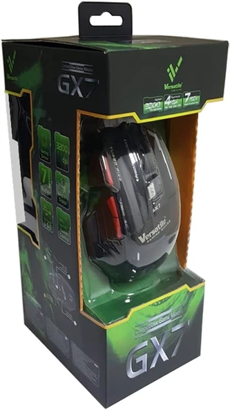 Gaming (Oyuncu)Versatile GX7 Kablolu Oyuncu Mouse + Mouse Pad - 2