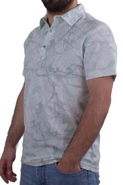 Twister Jeans 2278CN Yeşil Polo Yaka Erkek T-Shirt - 3