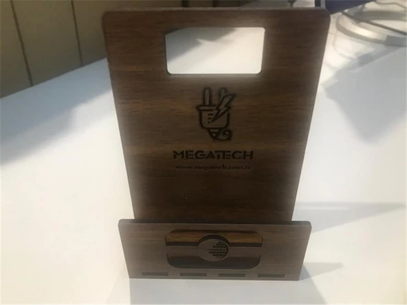 Megatech Ahşap Telefon Tutucu