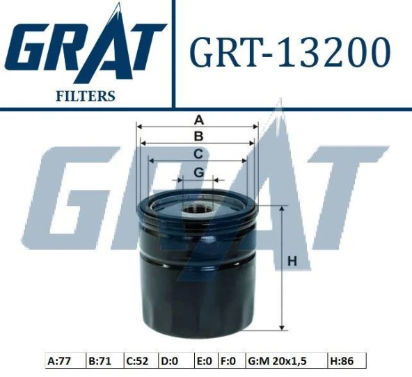 YAG FILTRESI (CITROEN: C-ELYSEE 1.2VTI 12>C3 II 12>C4 04>DS5 08>PEUGEOT: 208-307-308-2008) ürün görseli 1