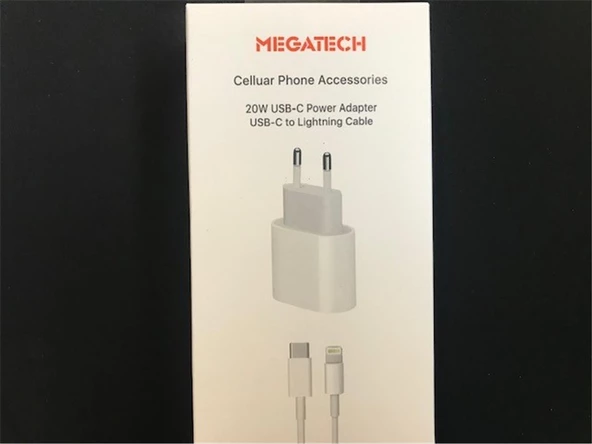 Megatech 20w Usb-c Power Adaptör+Usb-C to Lightning Kablo