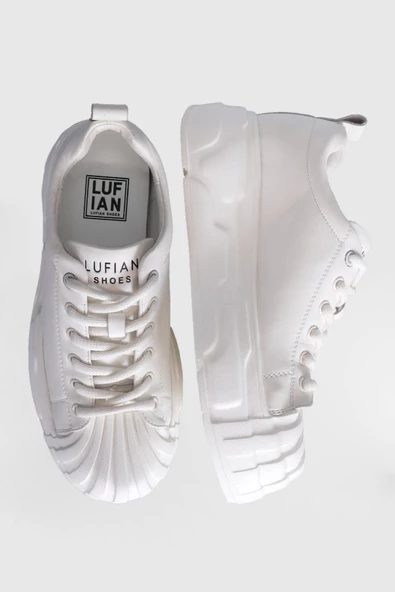 Lufian Jesica Beyaz Kadın Sneaker Ayakkabı 121230004 - 4