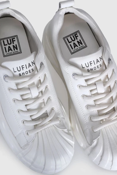 Lufian Jesica Beyaz Kadın Sneaker Ayakkabı 121230004 - 5