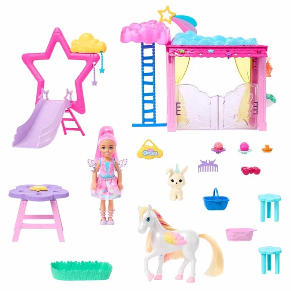 Barbie a Touch of Magic Chelsea ve Pegasus Oyun Seti HNT67 - 7