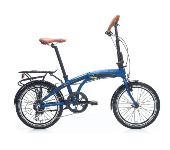 Carraro Flexi Comfort 20" Jant 32 CM 8 Vites V-Fren Katlanır Bisiklet Navy Mavi - 2