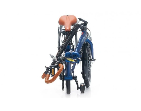 Carraro Flexi Comfort 20" Jant 32 CM 8 Vites V-Fren Katlanır Bisiklet Navy Mavi - 3