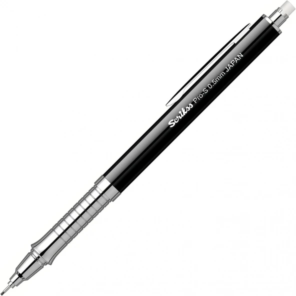 Scrikss Pro-S 0.5mm Mekanik Kurşun Kalem Siyah / - Resim 2