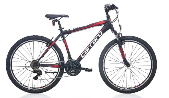 Carraro Speed 240 24" Jant 36 Cm Kadro 21 Vites V Fren Erkek Çocuk Dağ Bisikleti Siyah Kırmızı ürün görseli 1