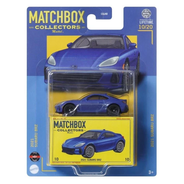 Matchbox Koleksiyon Araçlar GBJ48 - HVW17 2021 SUBARU BRZ - 3