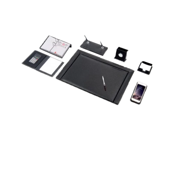 Gülpaş Sümen Takımı 10 Parça Macro Desen Siyah 239