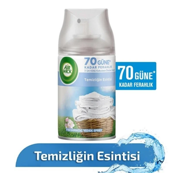 Air Wick Freshmatic Otomatik Sprey Temizliğin Esintisi Yedek Sprey 250 ml