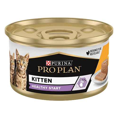 Pro Plan Kitten Tavuklu Yavru Kedi Konservesi 24 Adet 85 Gr ürün görseli