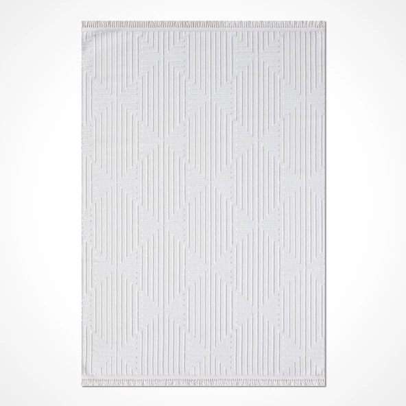 Crea Halı Cool Koleksiyonu CES02 Krem 150 x 300 cm