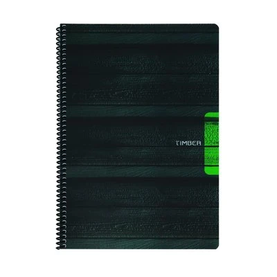 Keskin Color Timber A4 80yp Spiralli Plastik Kapak Not Defteri Çizgili - 1 Adet / D2 ürün görseli