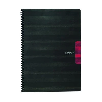 Keskin Color Timber A4 80yp Spiralli Plastik Kapak Not Defteri Çizgili - 1 Adet / D2 - Resim 2