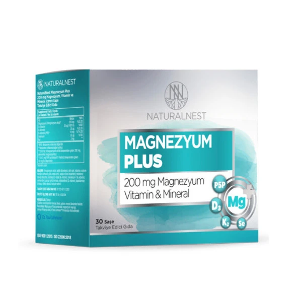 Naturalnest Magnezyum Plus 30 Saşe