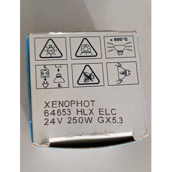 OSRAM XENOPHOT 64653 HLX ELC 24V 250W HALOJEN ÇANAK AMPUL - 6