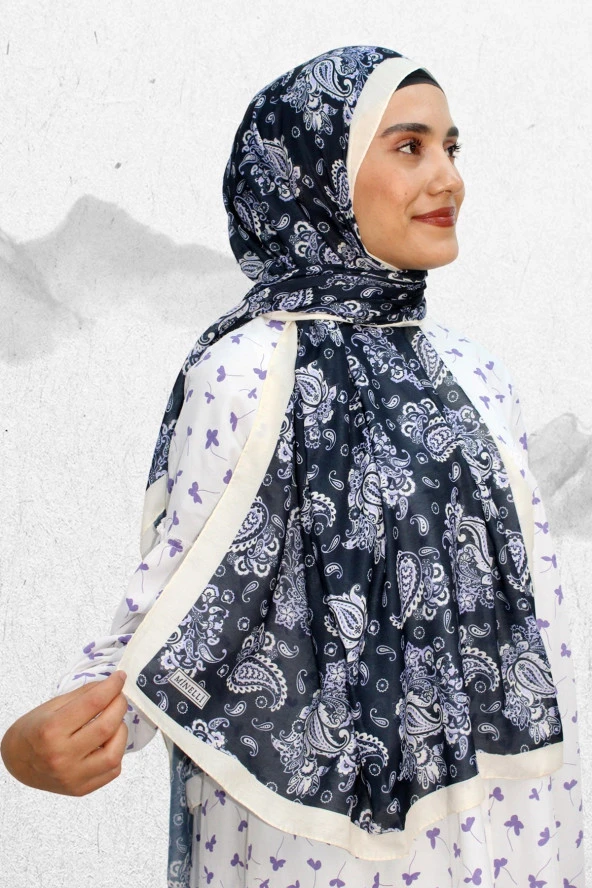 Minelli Etnik Desen Soft Şal EŞ5188-13 - Resim 2