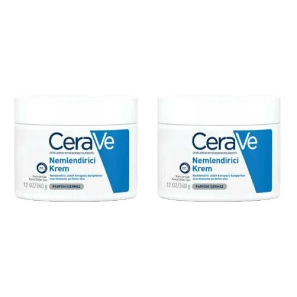 Cerave Nemlendirici Krem 340 Gr X2 Adet