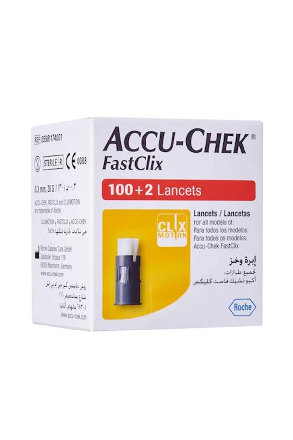 Accu-Chek Fastclix 100+2 Lancets