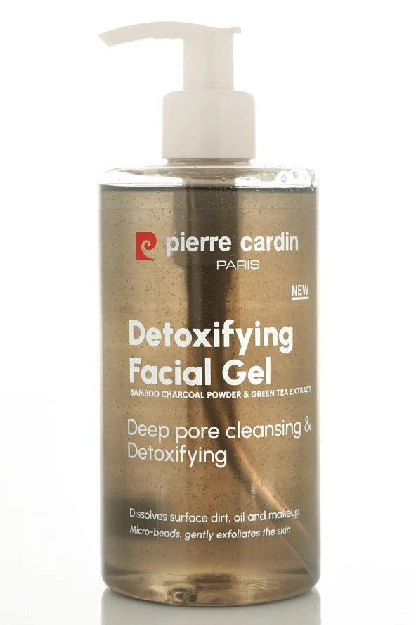 18467 - Pierre Cardin Detoxifying Facial Cleanser with Charcoal & Green Tea Extract - Köpük Jel 350 ml