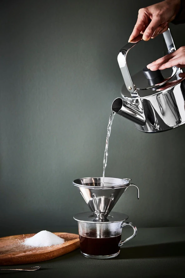 ÖVERST Filtre Kahve Seti Paslanmaz Çelik, 3 Parça - 12