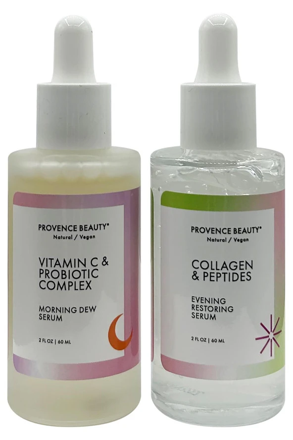 Provence Beauty Glow Routine Gece ve Gündüz Bakımı Serum Seti 2x60ML