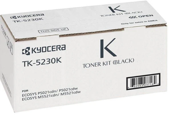 Kyocera TK-5230K Black Siyah Orjinal Fotokopi Toneri Ecosys M5521cdn-5521cdw P5021cdn-5021cdw 2.600 ürün görseli