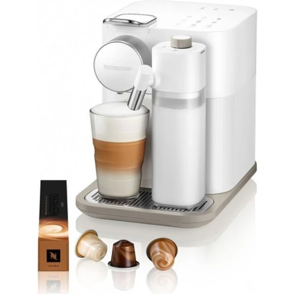 Nespresso F541 Gran Lattissima Beyaz Kapsül Kahve Makinesi