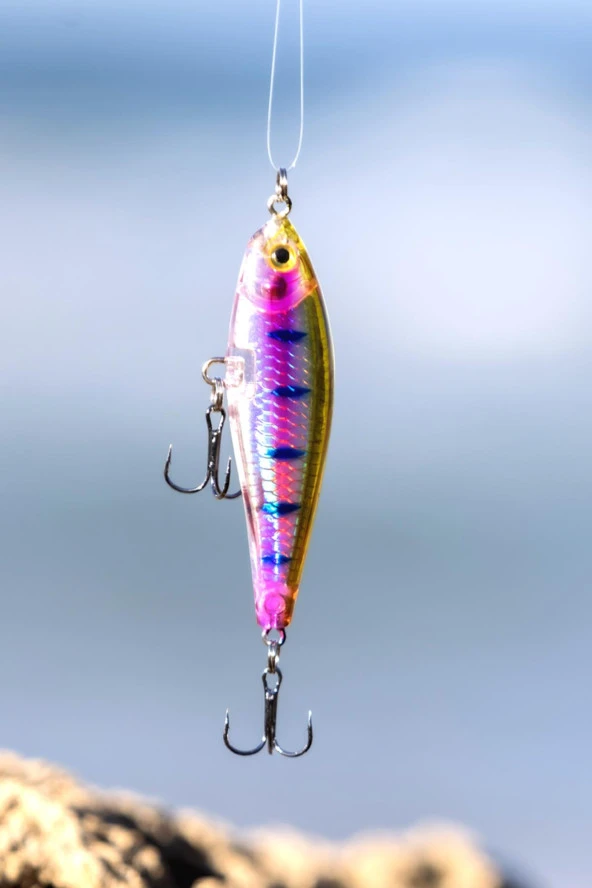 Exent 6 kancalı 7,5 cm Rapala-Sahte yem -8,3 gr. (3 adet) - 2