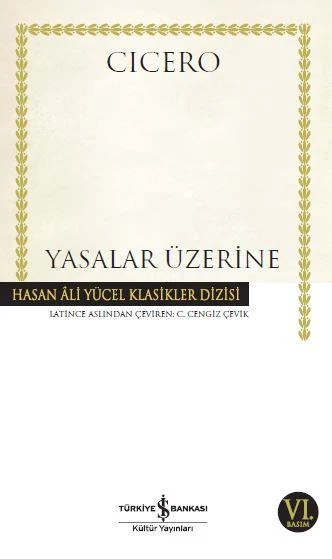 Yasalar Üzerine (K.Kapak) CICERO