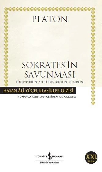 Sokrates İn Savunması (K.Kapak) PLATON