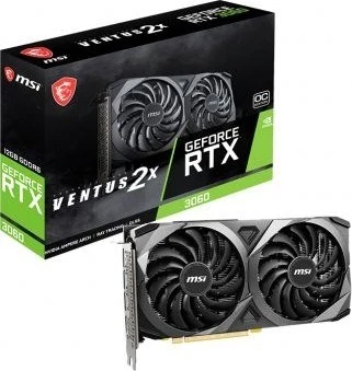 MSI GeForce RTX 3060 Ventus 2x OC 12GB 192Bit GDDR6 PCI-Express X16 Ekran Kartı (GeForce RTX 3060 Ve