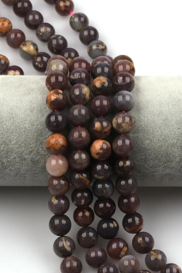 Madagaskar Pembe Kuvars Doğal Taş Dizi 8 mm Küre Kesim ürün görseli