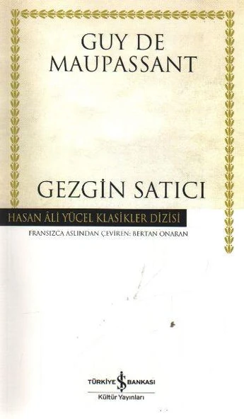 Gezgin Satıcı(K.Kapak) GUY DE MAUPASSANT