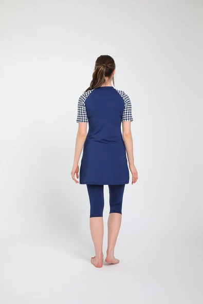 Chelly Kadın Likralı Yarı Kapalı Tesettür Mayo S 3160 - S  3165 - Resim 11