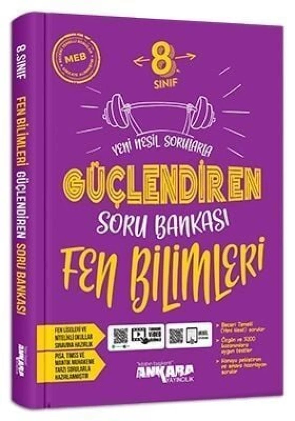 Ankara Yayıncılık 8. Sınıf Fen Bilimleri Güçlendiren Soru Bankası