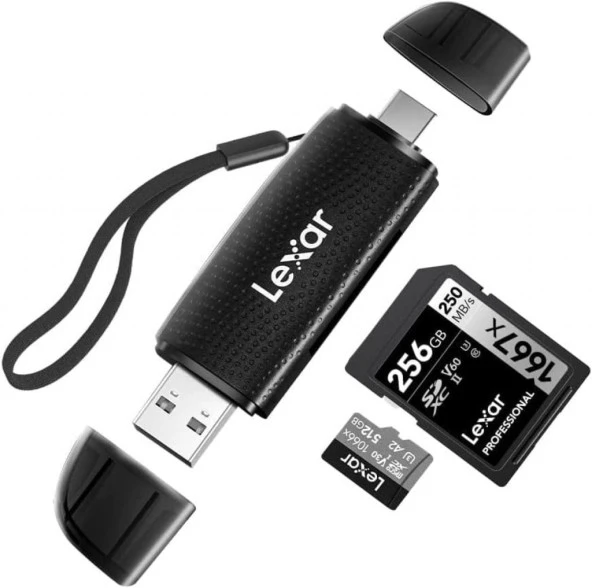 Lexar SD-Micro Sd- USB-Typec 3.2 Gen1 Kart Okuyucu