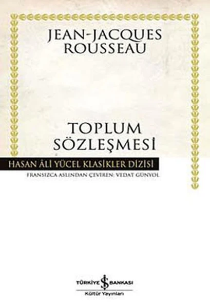 Toplum Sözleşmesi (K.Kapak) JEAN-JACQUES ROUSSEAU