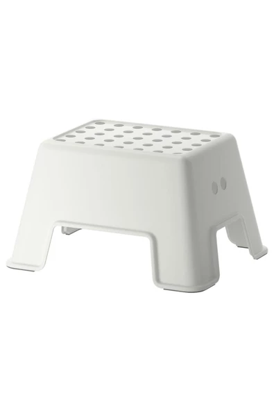 IKEA Bolmen Tabure - Çocuk Bebek Banyo Taburesi - Beyaz